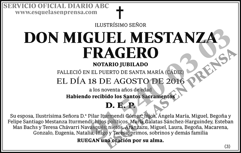 Miguel Mestanza Fragero